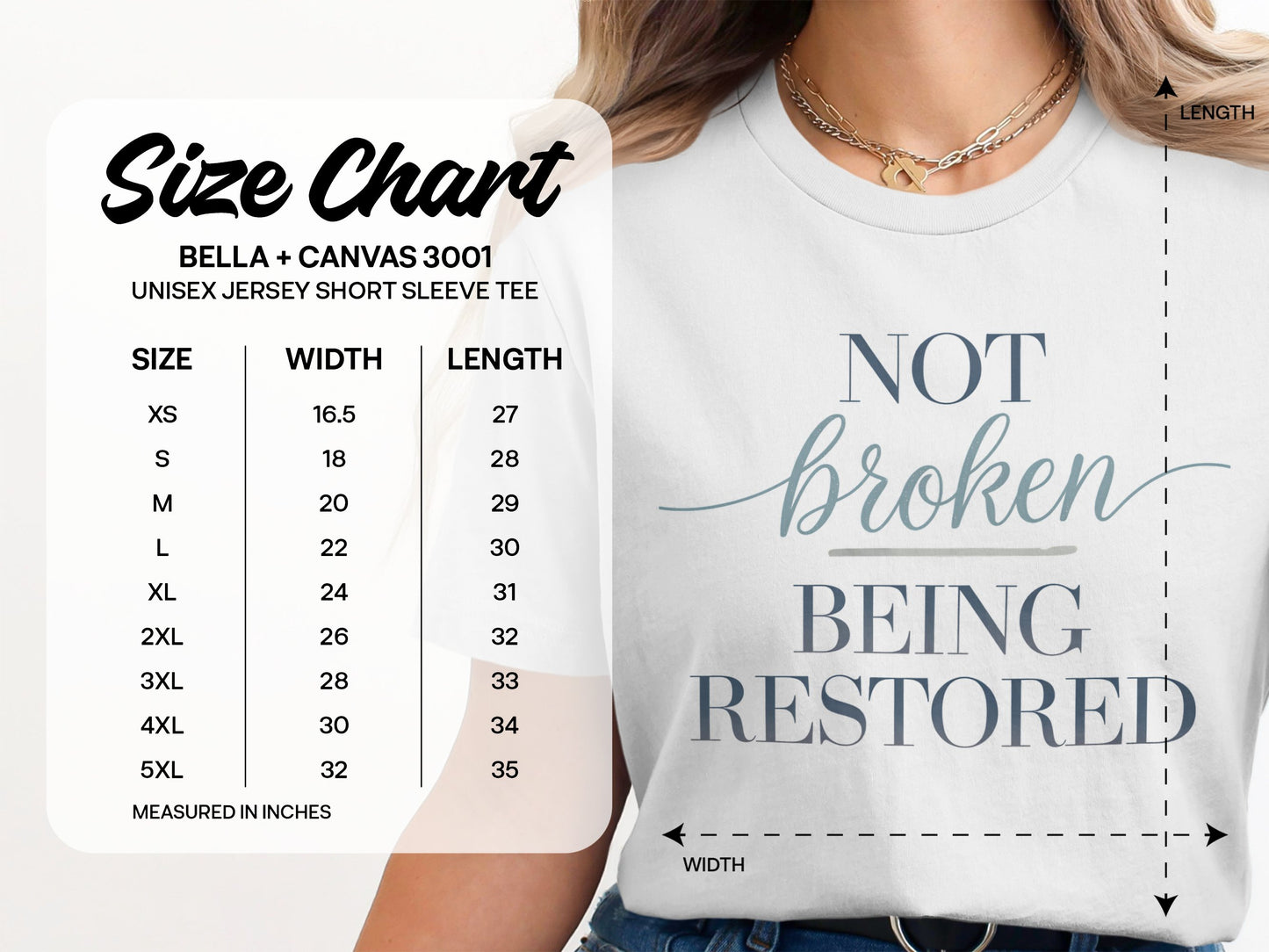 Not Broken Being Restored Unisex Short Sleeve Tee product